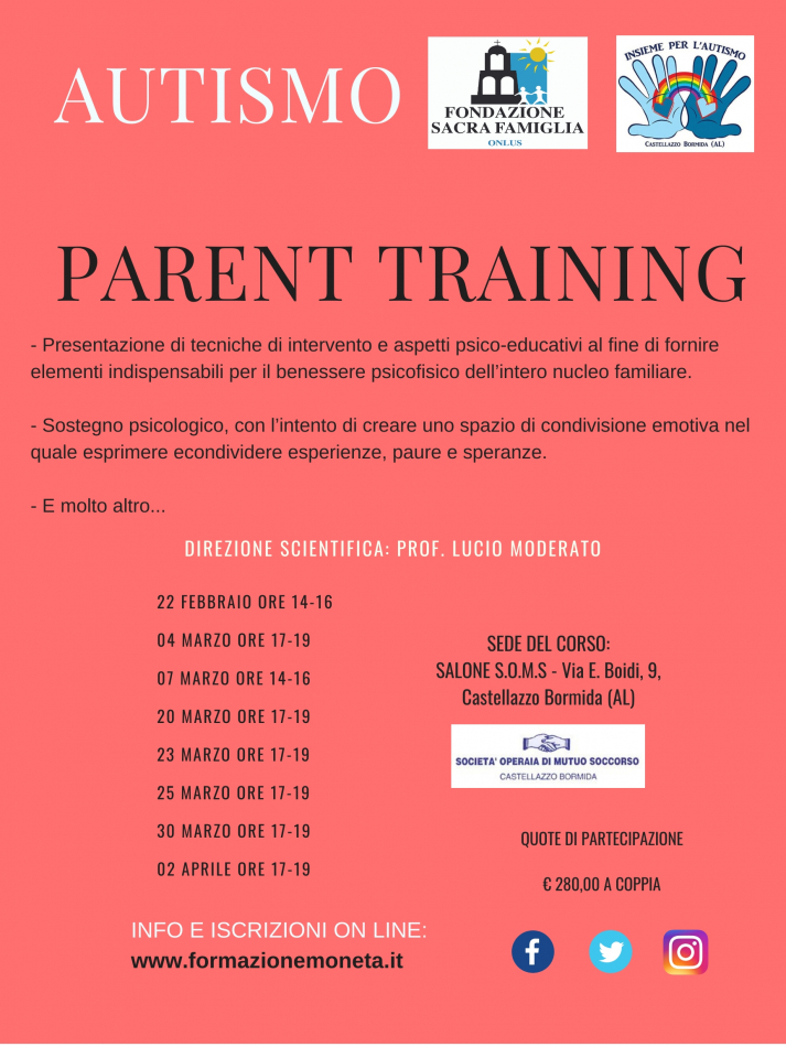 PARENT TRAINING - CASTELLAZZO BORMIDA