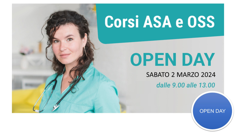 OPEN DAY CORSO ASA - CORSO OSS 2024 Cesano Boscone (MI)